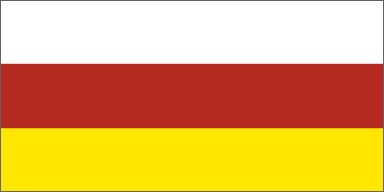 Flag of North Osetia--Флаг Северной Осетии